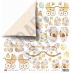 CP-BAPAR07 Elements for self-cutting out 12x12" Baby Party 07