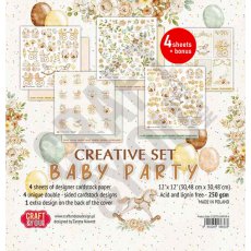 CSET01-BAPAR-4 CREATIVE set 30,5x30,5cm Baby Party