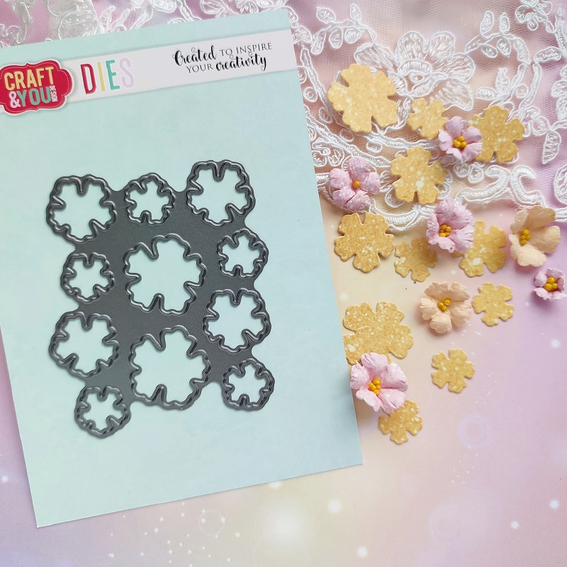 CW182 Cutting Die - Small Flowers - set 1 - Craft&You Design