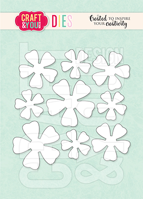 CW183 Cutting Die - Small Flowers - set 2 - Craft&You Design