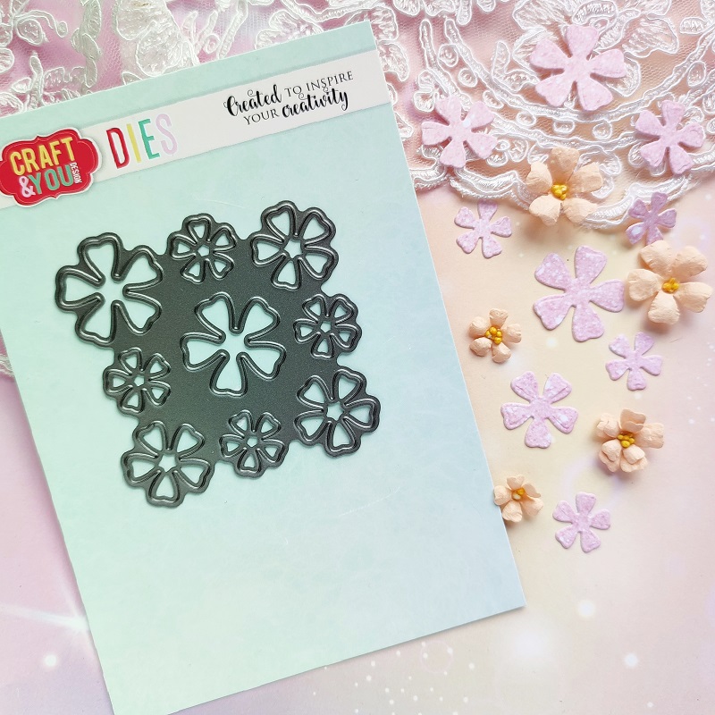 CW183 Cutting Die - Small Flowers - set 2 - Craft&You Design