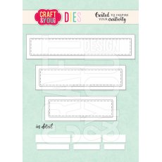 CW188 Cutting Die - Banners set 1  - Craft&You Design