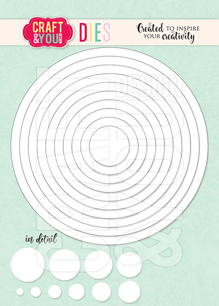 CW191 Cutting Die - Circles - Craft&You Design