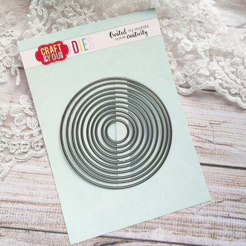 CW191 Cutting Die - Circles - Craft&You Design
