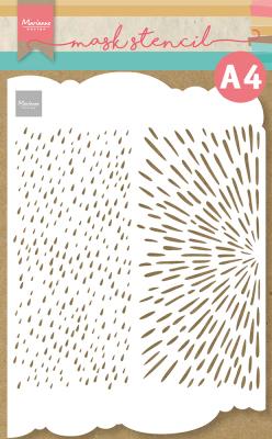 PS8130 Mask Marianne Design - SLIMLINE RAIN & SUNSHINE - A4
