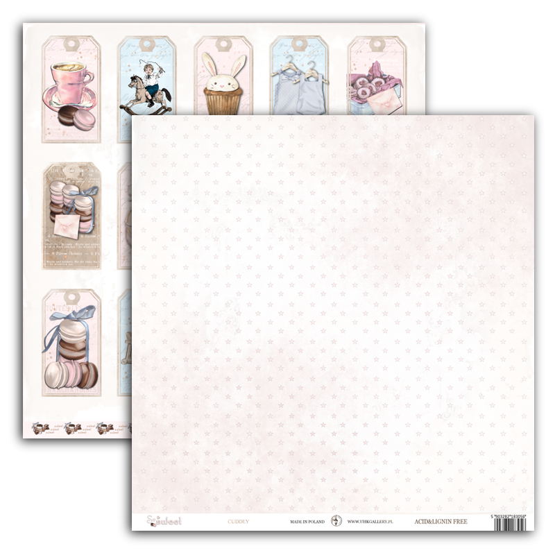 UHK-SS So Sweet - DOUBLE-SIDED PAPER SET 30.5 x 30.5 cm