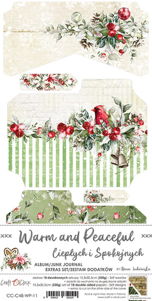 CC-C48-WP-11 WARM AND PEACEFUL - JUNK JOURNAL