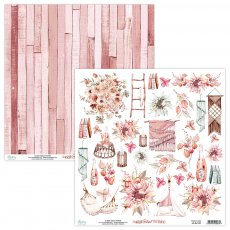 MT-BLT-09 Blissful Time MINTAY PAPER  - double-sided paper with elements 30.5x30.5cm