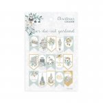 P13-CHC-32 banner die cut Christmas Charm, 15pcs