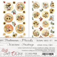 CC-DIGI-PR28 ZESTAW ETYKIET - 28 - AUTUMN MOODS