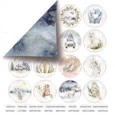 CP-SWS07 Elements for self-cutting out 12x12" Sprinkled with Snow 07