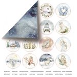 CP-SWS07 Elements for self-cutting out 12x12" Sprinkled with Snow 07