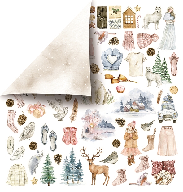 CSET04-SWS-8 CREATIVE set 30,5x30,5cm Sprinkled with Snow