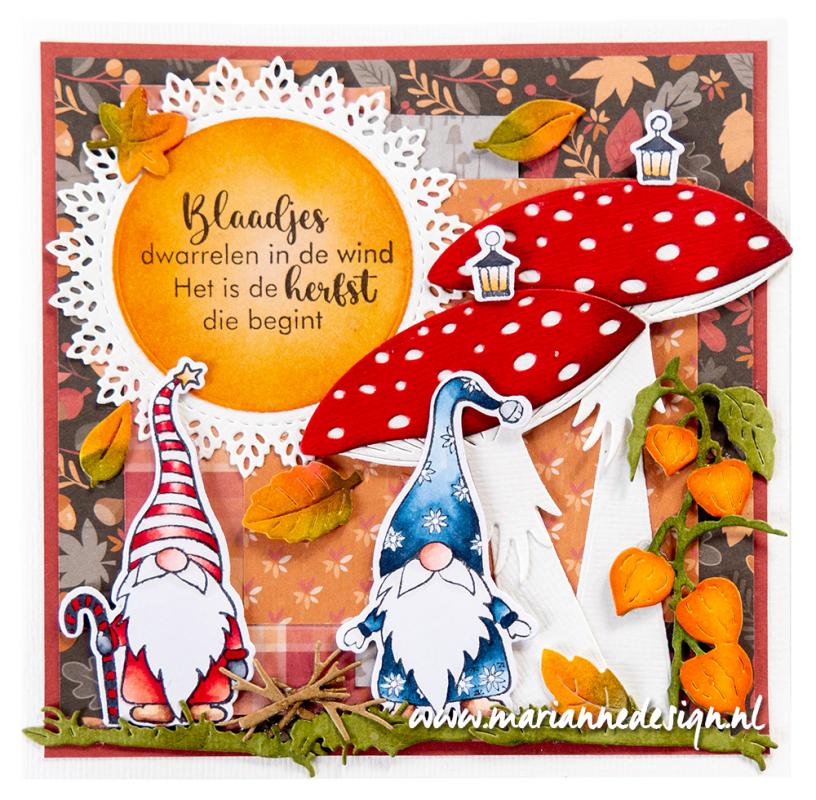 LR0774 Metal Die Marianne Design - Creatable - Mini doily leaves