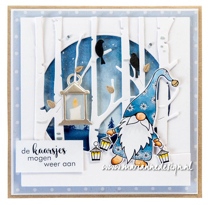 LR0772 Metal Die Marianne Design - Creatable - Forest XL