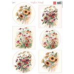 MB0203 A4 one side paper -Marianne Design - MATTIE'S MOOISTE AUTUMN BOUQUETS