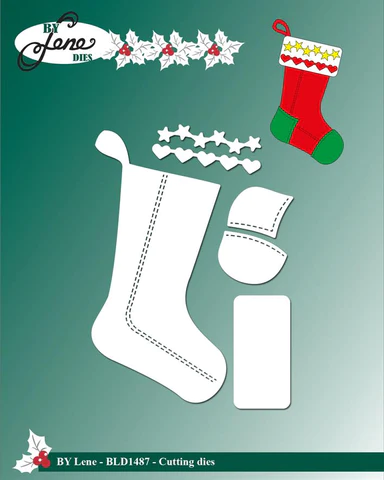 BLD1487 Dies By Lene - Christmas Sock