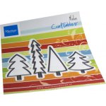 CR1602 Metal Die Marianne Design - CrafTables - Pine trees by Marleen