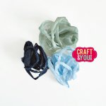 CRIB-021 RIBBONS - vintage ribbons - Sprinkled with snow -Craft&You Design