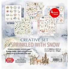 CSET03-SWS-4 CREATIVE set 30,5x30,5cm Sprinkled with Snow