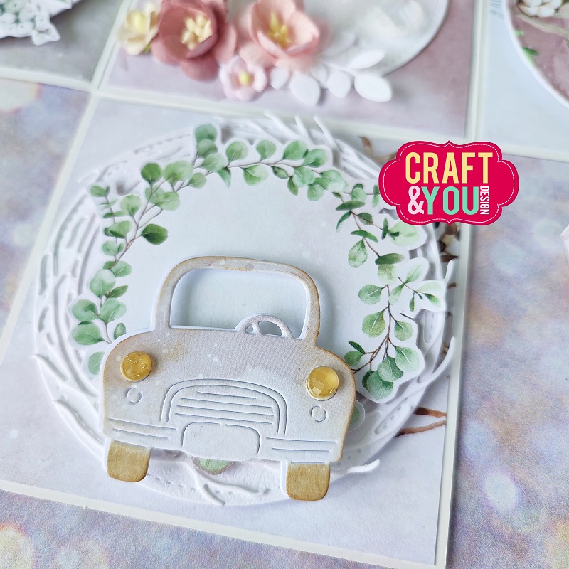 CW192 Cutting Die - Car X-mas