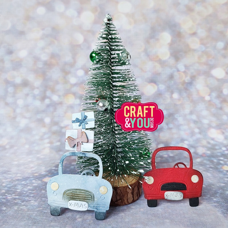 CW192 Cutting Die - Car X-mas