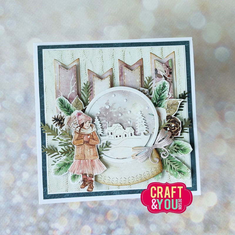 CW194 Cutting Die - Snow globe