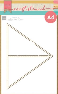 PS8131 Mask Marianne Design - Anja's Triangle card - A4