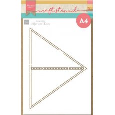 PS8131 Mask Marianne Design - Anja's Triangle card - A4 
