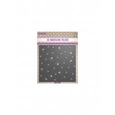 EF3D061 3D embossing folder 150x150mm "frog footprints"