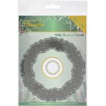 JAD10103  Jeanine's art  Cutting Die - Holly Christmas Wreath