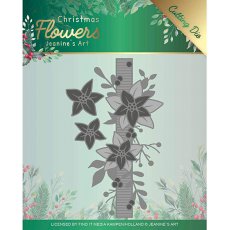 JAD10105  Jeanine's art  Cutting Die - Poinsettia Border
