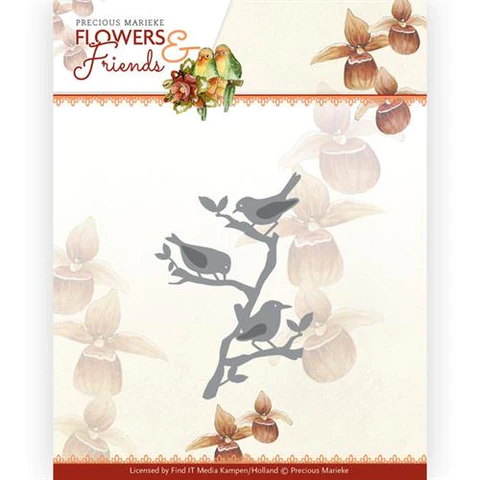 PM10235 Precious Marieke Die -Bird on a Branch