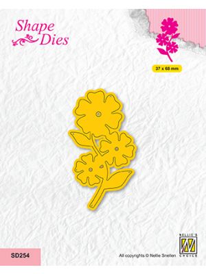 SD254 shape dies Christmas "Black-eyed Susan vine"