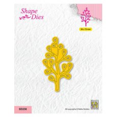 SD258 shape dies garden serie: "branch with leaves"
