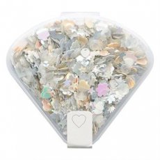 SEQ007 Nellie Snellen Sequins - white