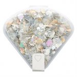 SEQ007 Nellie Snellen Sequins - white