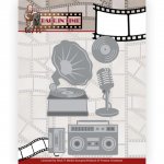 YCD10277 Yvonne Creations Cutting Die - Gramophone