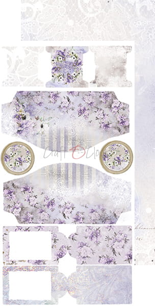 CC-F23-LI-10 A LITTLE OF INSPIRATION - JUNK JOURNAL - ZESTAW DODATKÓW