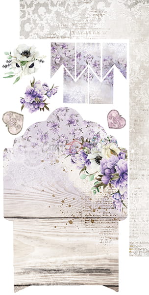 CC-F23-LI-10 A LITTLE OF INSPIRATION - JUNK JOURNAL - ZESTAW DODATKÓW