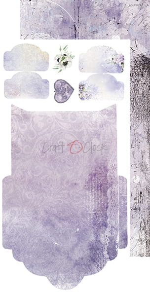 CC-F23-LI-10 A LITTLE OF INSPIRATION - JUNK JOURNAL - ZESTAW DODATKÓW