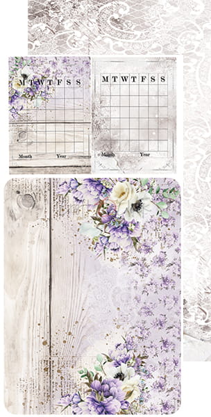 CC-F23-LI-10 A LITTLE OF INSPIRATION - JUNK JOURNAL - ZESTAW DODATKÓW