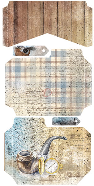 CC-F24-AMS-10 AGE OF MYSTERIES - JUNK JOURNAL - ZESTAW DODATKÓW