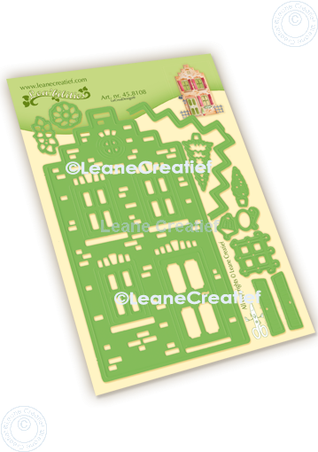 45.8108 Metal Die Leane Creatief - House cut and embossing die