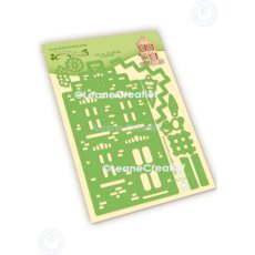 45.8108 Metal Die Leane Creatief - House cut and embossing die