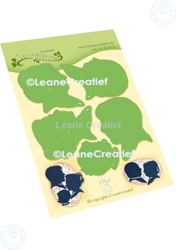 45.8115 Metal Die Leane Creatief - House cut and embossing die