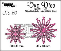 CLDD60 Duo Dies Flowers 60