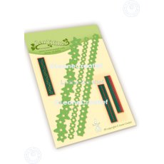 45.8191 Metal Die Leane Creatief - Card edge border Stars, cutting die.