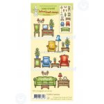 55.8016 Leane Creatief Acrylic Stamp -  combi clear stamp Furniture
