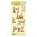 55.8030 Leane Creatief Acrylic Stamp - combi clear stamp Bunnies special occasions